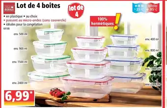 Norma Let de 4 Boîtes offre