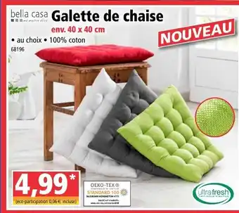 Norma Galette de chaise offre