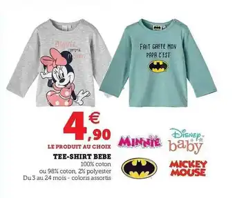 Hyper U Tee-shirt Bébé offre