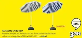 JYSK Parasol Sardinia offre