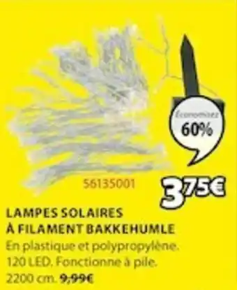 Lampes Solaires à Filament Bakkehumle
