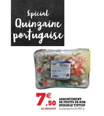 Assortiment De Fruits De Mer Surgelé Tiptop