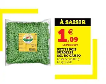 Hyper U Petits Pois Surgelés Sol Do Campo offre