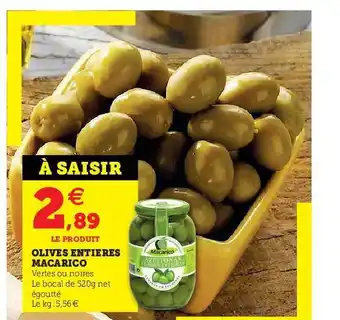 Olives Entières Macarico