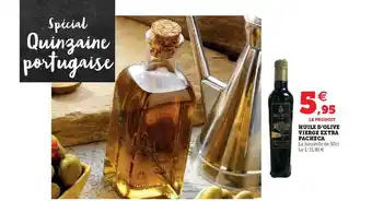 Hyper U Huile D'olive Vierge Extra Pacheca offre