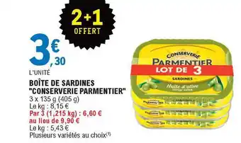 E.Leclerc Boîte De Sardines offre
