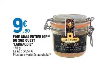 Foie Gras Entier Igp Du Sud Ouest 