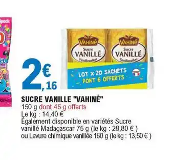 E.Leclerc Sucre Vanillé offre