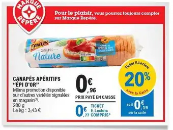 Canapés Apéritifs