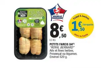E.Leclerc Petits Farcis X4 offre