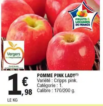 E.Leclerc Pomme Pink Lady offre
