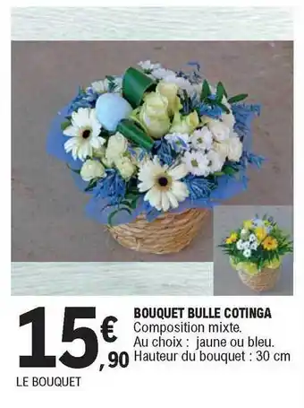 E.Leclerc Bouquet Bulle Cotinga offre