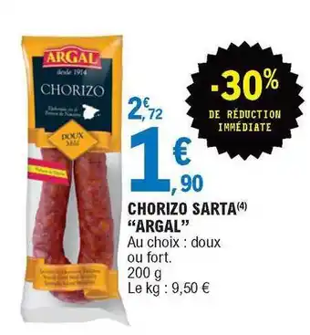 E.Leclerc Chorizo Sarta offre