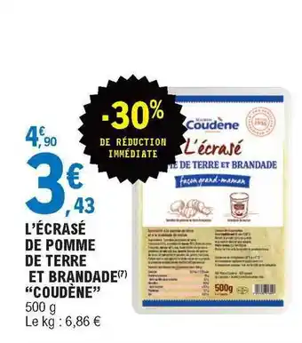 E.Leclerc L'écrasé De Pomme De Terre Et Brandade offre