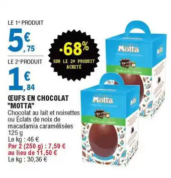 E.Leclerc Oeufs En Chocolat offre