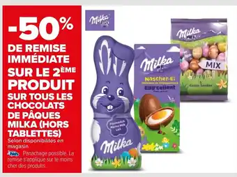 Carrefour Sur Tous Les Chocolats De Paques Milka (Hors Tablettes) offre