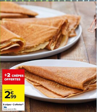Carrefour 6 Crepes + 2 Offertes offre