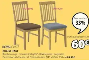 JYSK Chaise Hage offre