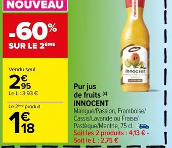Pur Jus De Fruits Innocent