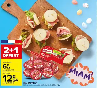 Carrefour Mini Babybel offre