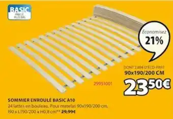 Sommier Enroulé Basic A10