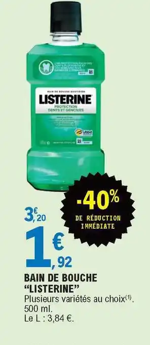 E.Leclerc Bain De Bouche offre
