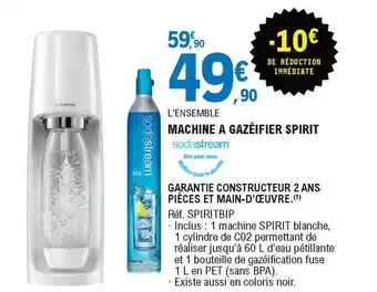 Machine à Gazéifier Spirit Sodastream
