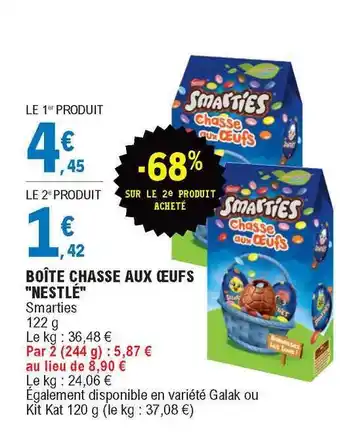 E.Leclerc Boîte Chasse Aux Oeufs offre