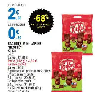 E.Leclerc Sachets Mini Lapins offre