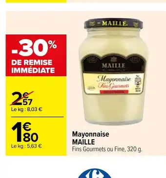 Carrefour Mayonnaise maille offre