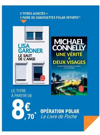 Le Livre De Poche Opération Polar