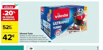 Carrefour Ultramat turbo offre