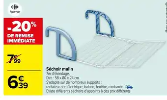Carrefour Sechoir malin offre