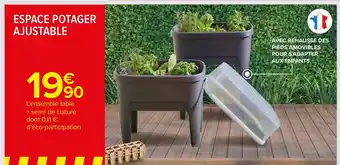 Carrefour Espace potager ajustable offre