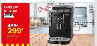 Carrefour Expresso broyeur offre