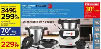 Carrefour Fagor robot connect offre
