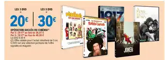 E.Leclerc Dvd Opération Succès Du Cinéma offre