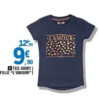 E.Leclerc Tee-shirt Fille offre