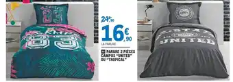 E.Leclerc Parure 2 Pièces Campus offre