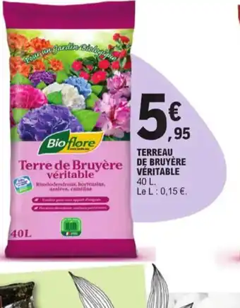 E.Leclerc Terreau de bruyère veritable offre