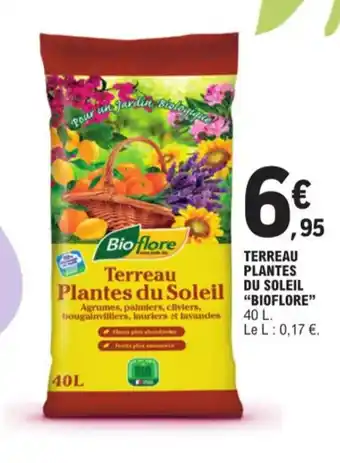 E.Leclerc Terreau plantes du soleil bioflore offre