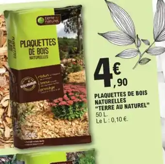 E.Leclerc Plaquettes de bois naturelles terre au naturel offre