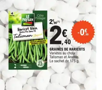 E.Leclerc Grainges de haricots offre