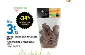 E.Leclerc Assortiment De Chocolats Bio offre