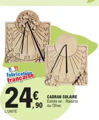 E.Leclerc Cadran solaire offre
