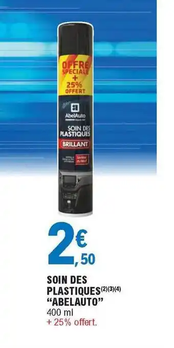 Soin Des Plastiques 