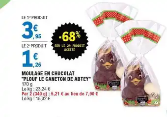 E.Leclerc Moulage En Chocolat offre