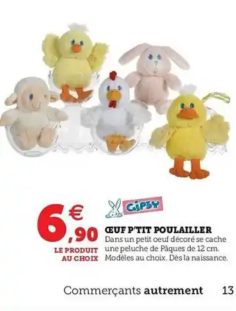 Super U œuf P'tit Poulailler Gipsy offre