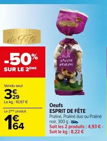 Carrefour Market Oeufs esprit de fete offre