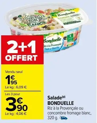 Salade bonduelle